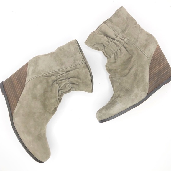 SPLENDID gray suede ankle boots - Picture 1 of 10